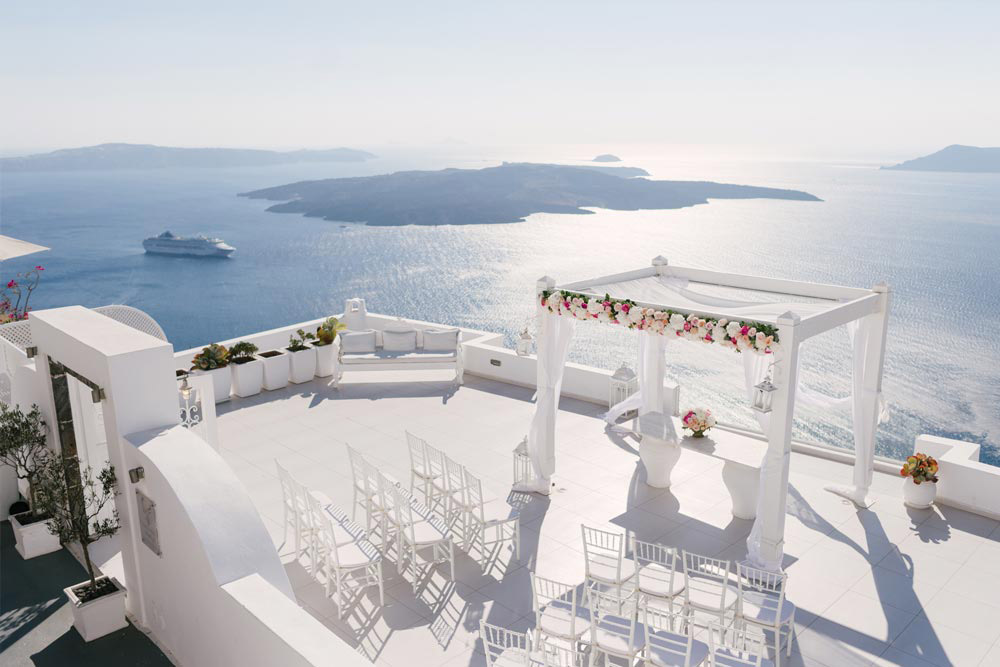Dana Villas Santorini Wedding Venue