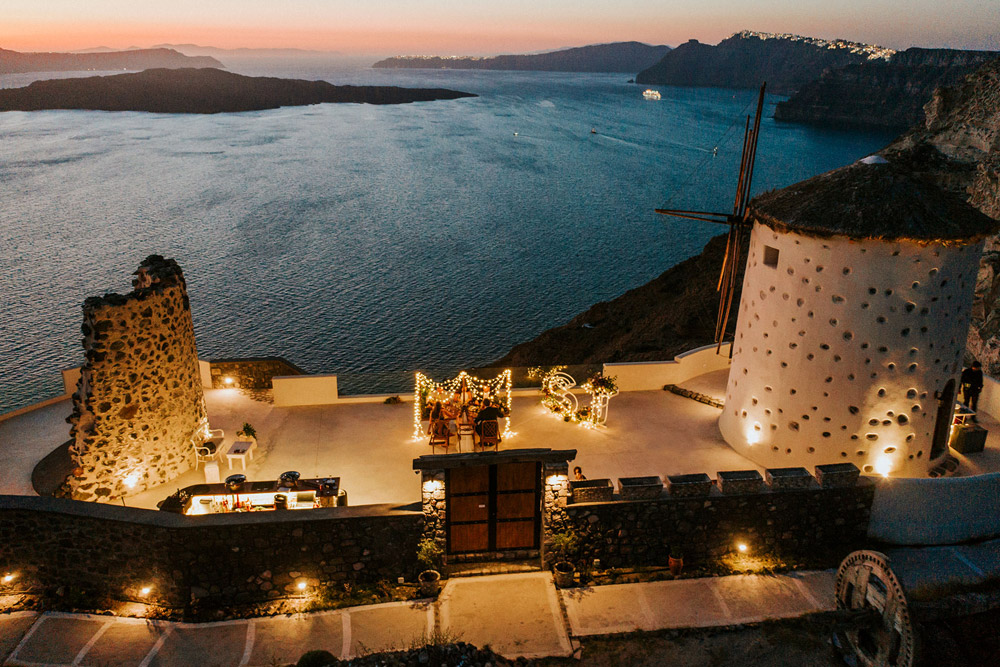 El Viento Villa Santorini Wedding Venue